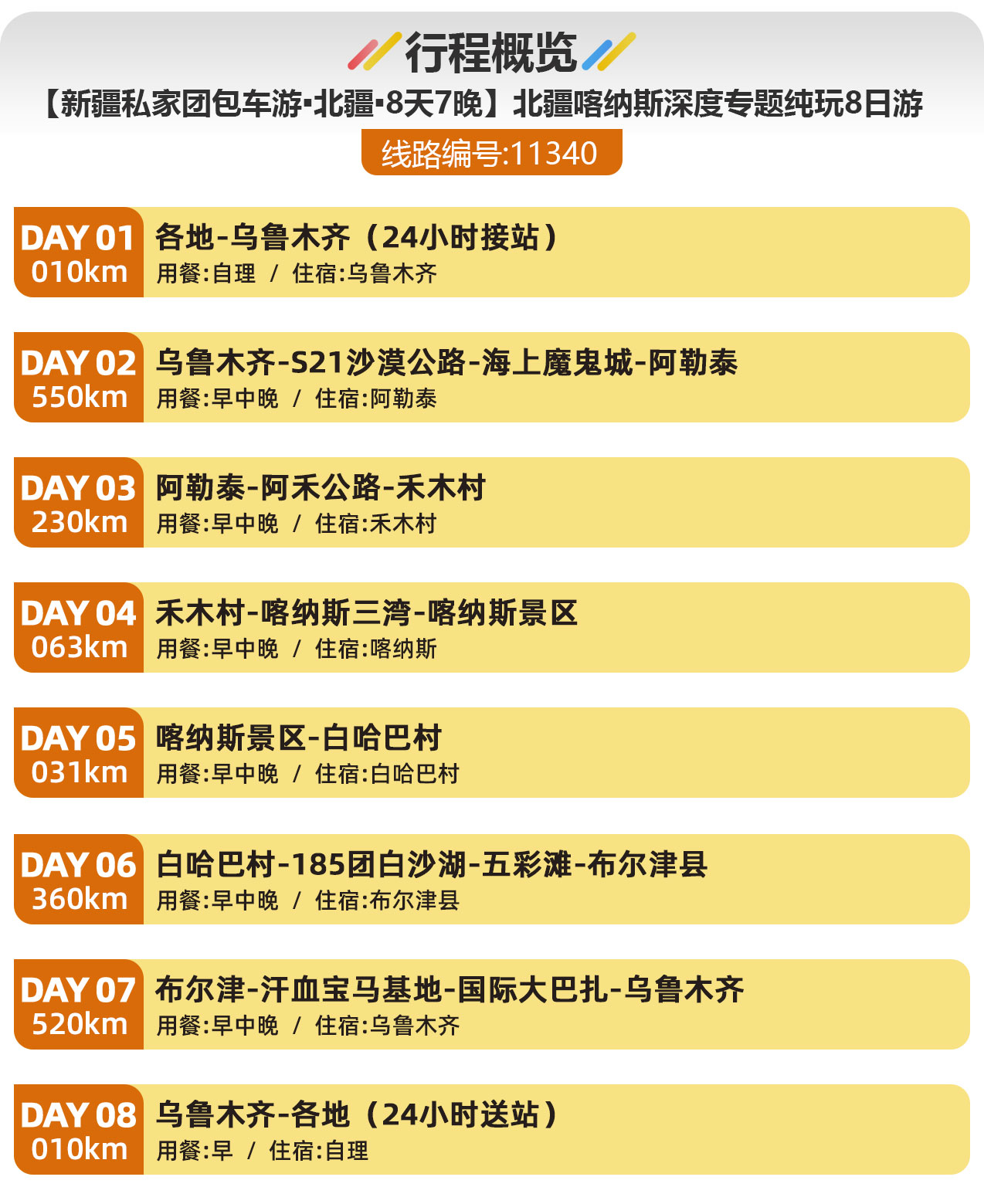 【新疆私家团包车游?北疆?8天7晚】北疆喀纳斯深度专题纯玩8日游